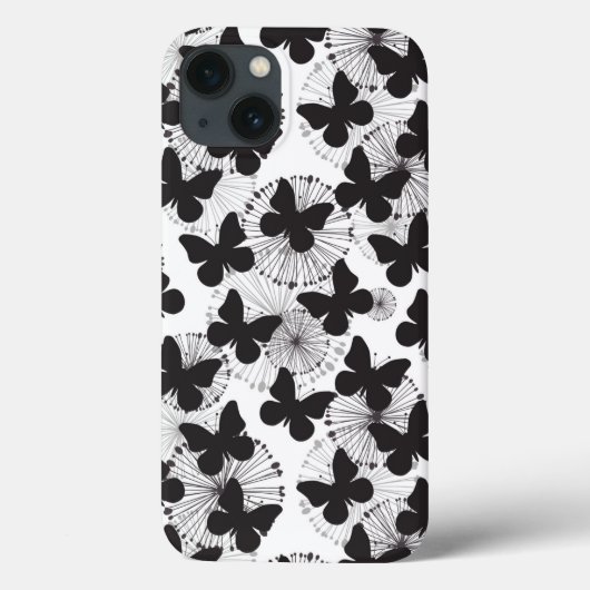 蝶のパターン Case-Mate iPhoneケース (裏面)