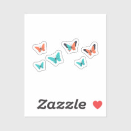 蝶のパック シール