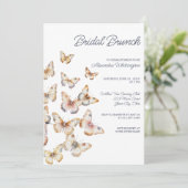 蝶のフライトブライダルシャワー 招待状 (スタンド正面)