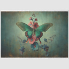 蝶のフローラ切り離し 薄葉紙