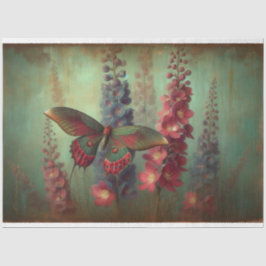 蝶のフローラ切り離し 薄葉紙