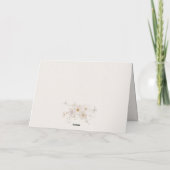 蝶のブライズシャワー サンキューカード (裏面)