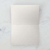 蝶のブライズシャワー サンキューカード (内部)