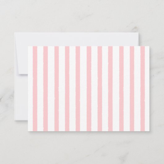 蝶のブライダルシャワーアドバイスの花嫁カード 招待状 (裏面)