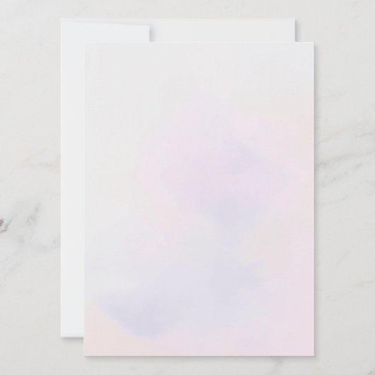 蝶のブライダルシャワー彼は彼女はゲームカードを言った 招待状 (裏面)