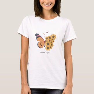 蝶のプリントTシャツ 🦋 かわいい&おしゃれなグラフィック Tシャツ