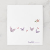 蝶のプレイスカード プレイスカード (外部開封)