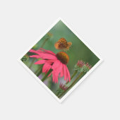 蝶のベニバナ スタンダードカクテルナプキン (角)