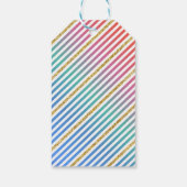 蝶のベビーシャワー感謝タグ ギフトタグ (裏面)