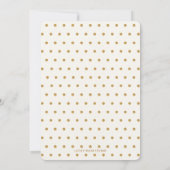 蝶のベビーシャワー招待状 招待状 (裏面)