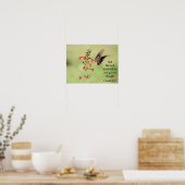 蝶のポスターと神の強さに関する節 ポスター (キッチン)