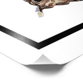 蝶のポスターのアルファベット フォトプリント            (角)