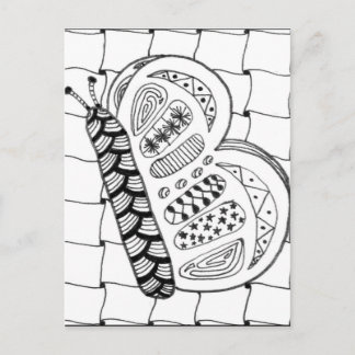 蝶のポストカード ポストカード