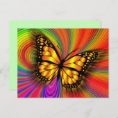 蝶のポストカード ポストカード (正面/裏面)