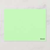 蝶のポストカード ポストカード (裏面)