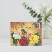 蝶のポストクロッシング – 葉書 ポストカード (スタンド正面)