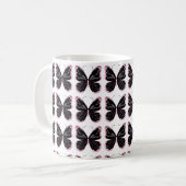 蝶のマグカップ コーヒーマグカップ (正面左)