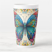 蝶のレインボーバレエ カフェラテマグ (正面)