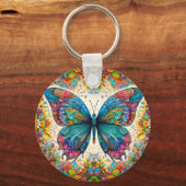 蝶のレインボーバレエ キーホルダー (裏面)