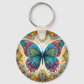 蝶のレインボーバレエ キーホルダー (裏面)