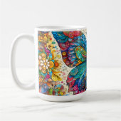 蝶のレインボーバレエ コーヒーマグカップ (左)