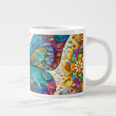 蝶のレインボーバレエ ジャンボコーヒーマグカップ (右)