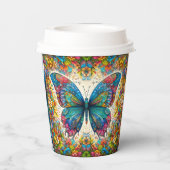 蝶のレインボーバレエ 紙コップ (裏面)