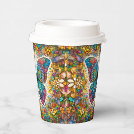 蝶のレインボーバレエ 紙コップ