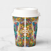 蝶のレインボーバレエ 紙コップ (右)