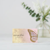 蝶のロゴ 名刺 (スタンド正面)