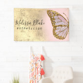 蝶のロゴ 横断幕 (インサイチュ)