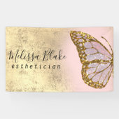 蝶のロゴ 横断幕 (横)