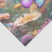 蝶のヴィンテージ切り離し 薄葉紙 (詳細)