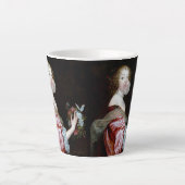 蝶の予期せぬ到着 カフェラテマグ (正面)