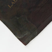 蝶の予期せぬ到着 フリースブランケット (角)