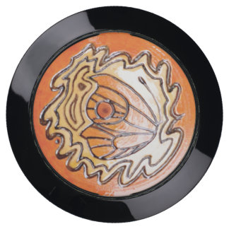 蝶の付いた木製の装飾