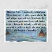 蝶の伝説 ポストカード (正面)