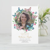 蝶の写真の葬儀の順序 プログラム (スタンド正面)