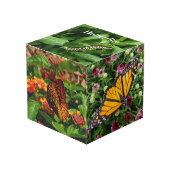 蝶の写真の装飾写真 フォトキューブ (正面アングル)