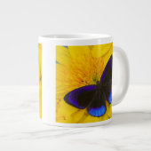 蝶の写真 ジャンボコーヒーマグカップ (正面右)