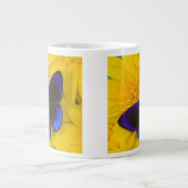 蝶の写真 ジャンボコーヒーマグカップ (正面)