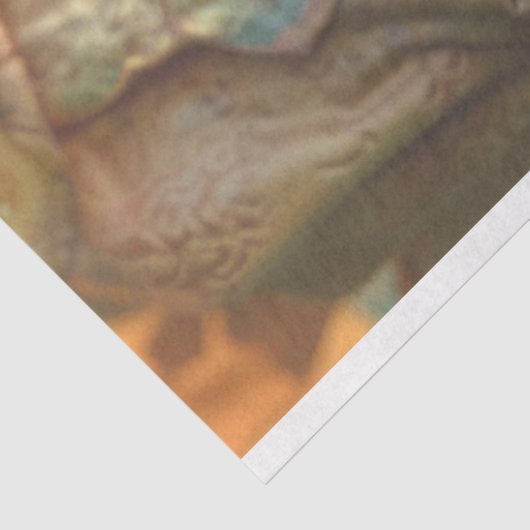 蝶の冠を付けた妖精のデコパージュ 薄葉紙 (詳細)