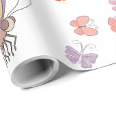 蝶の包装紙 ラッピングペーパー (ロールコーナー)