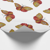 蝶の包装紙, 30 in x 6 ft ラッピングペーパー (角)