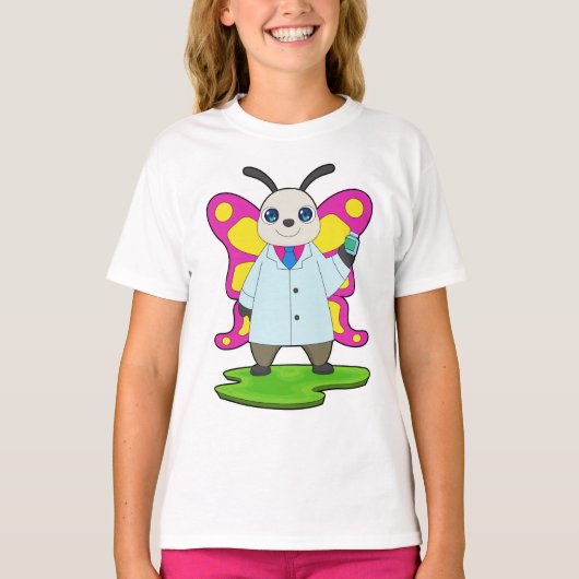 蝶の医者 Tシャツ (正面)