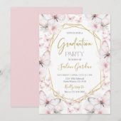 蝶の卒業パーティー 招待状 (正面/裏面)