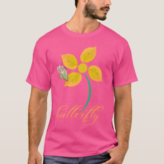蝶の友達 Tシャツ