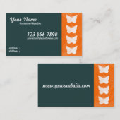 蝶の名刺 名刺 (正面/裏面)