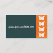 蝶の名刺 名刺 (裏面)