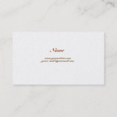 蝶の名刺 名刺 (裏面)